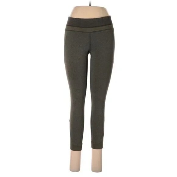 Lululemon Athletica Refine Crop Capri Wee Stripe Fatigue Ankle Leggings Pants 6 - Picture 1 of 3